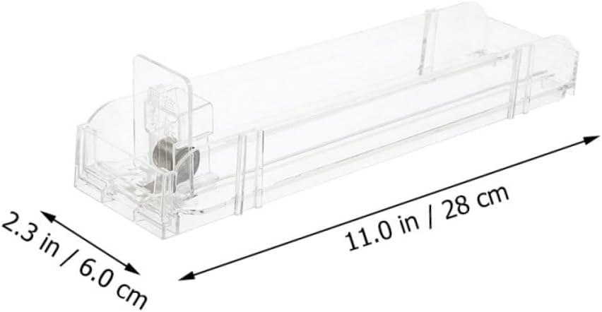 minkissy 3pcs Auto-Push Cigarette Display Rack for Supermarkets Transparent Cigarette Showcase Holder Lightweight Design for Easy Organization and Visibility