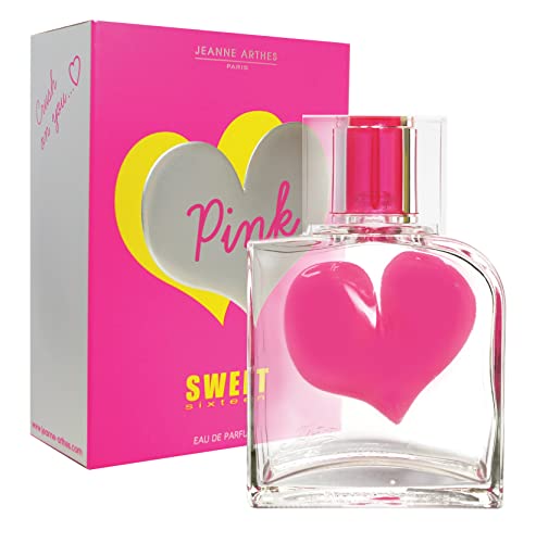 JEANNE ARTHES - Parfum Femme Sweet Sixteen Pink - Eau de Parfum - Flacon Vaporisateur 100 ml - Fabriqué en France à Grasse