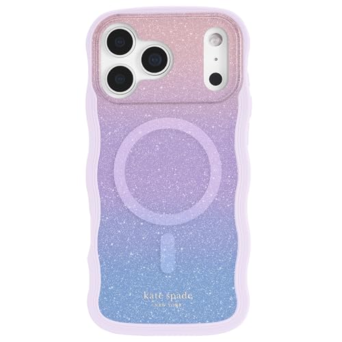 Image of kate spade new york iPhone 17 Pro Max Case - Compatible with MagSafe - Designer Phone Case - Opal Glitter