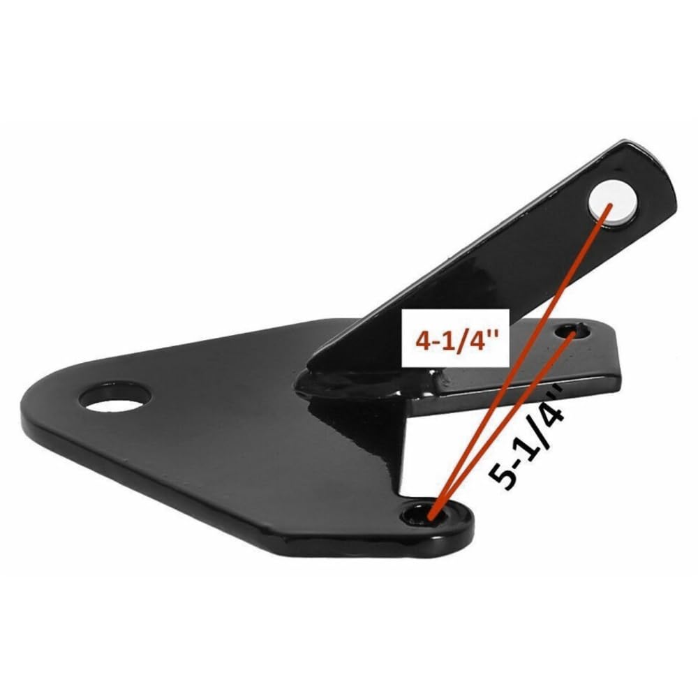 Wajir for 250 TRX ATV Ball Hitch Powder Coated Finish with Hardware (Black, Steel) WJR1418