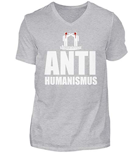 T-shirt col en V anti-humanisme coton doux anti-irritation