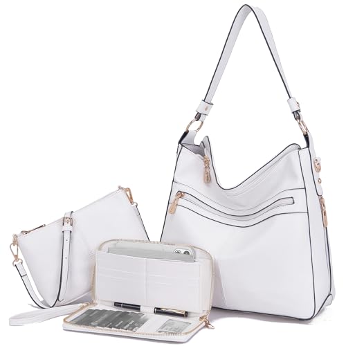 Image of Women Large Crossbody Bags Ladies Satchel Shoulder Handbags Purse and Wallet Set for Women Totes Hobo Purses