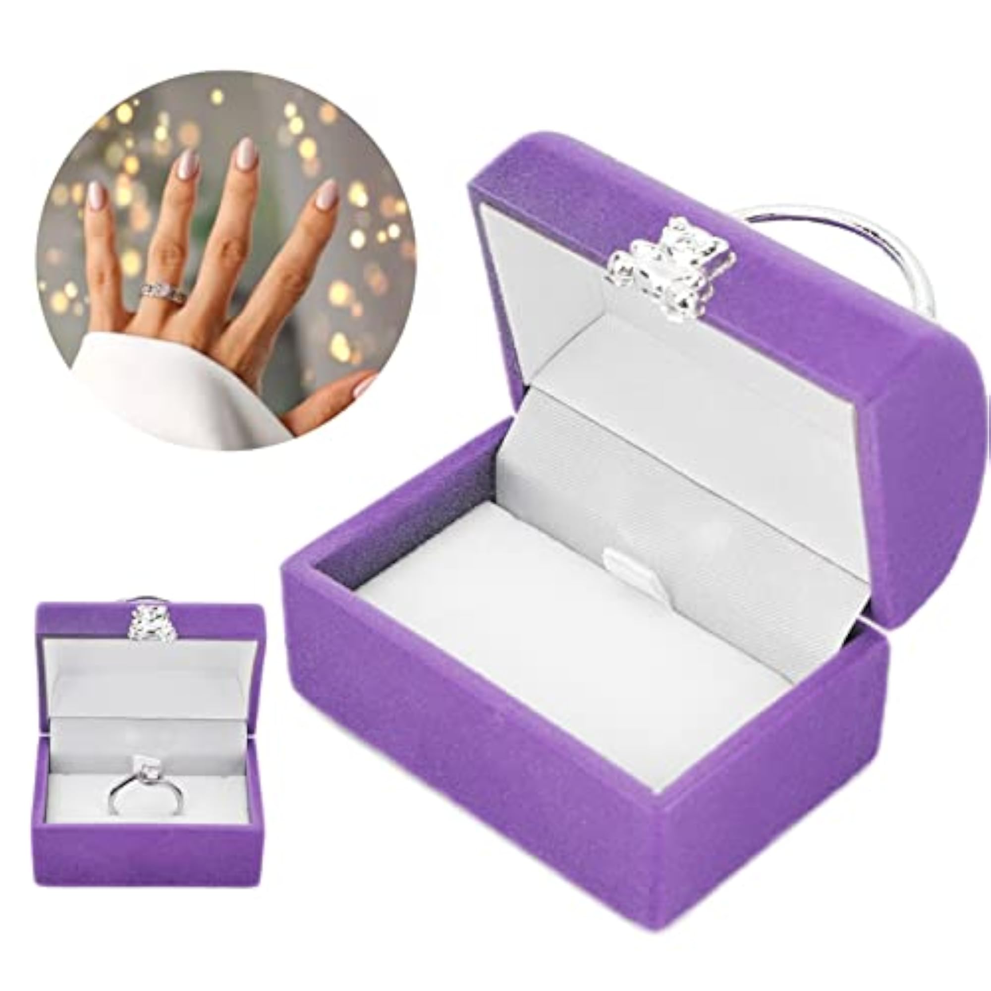Small Ring Box, Gift Ring Storage Box