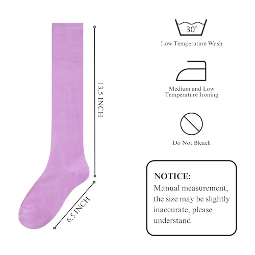 Image of Knee High Socks for Women, Long Tall Knee Tube Socks