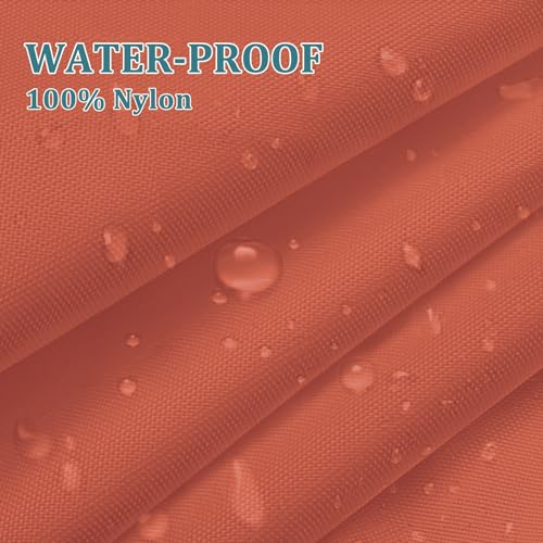Shade&Beyond WP-1 Waterproof Sun Shade Sail 16'X16'X16' Triangular Rust Red Shade Sail thumb #2