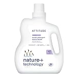 ATTITUDE Liquid Laundry Detergent, EWG Verified, HE Compatible, Plant-Based & Vegan, Natural Laundry Soap, Lavender Scent, 40 Loads, 2 Liters