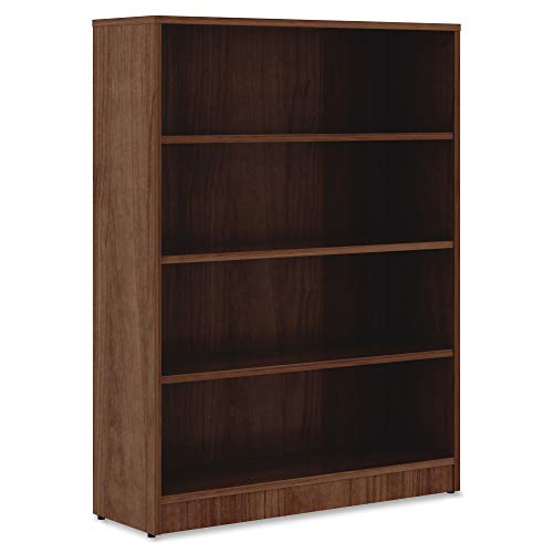 Lorell Walnut Laminate Bookcase, 48" X 36" X 12" #TOP8
