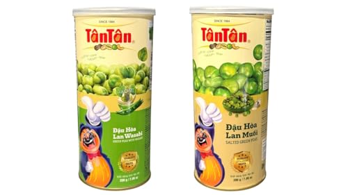 Image of Combo - Green Peas with Wasabi - Dau Hoa Lan Vi Mu Tat - 7 Oz per Can with 2 Cans per Order