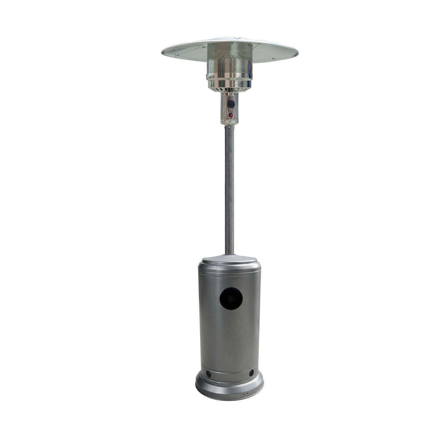 milani home Fungo Riscaldante per Esterno Stufa per Giardino in Acciaio A Gas Butano Calore per Bar Ristorante Albergo
