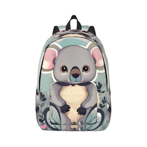 Sac à dos extérieur imprimé koala à grande capacité de rangement