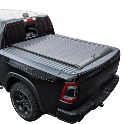 Retractable Truck Bed Tonneau Cover Fits 2009-2025 Dodge Rambox 1500 (5’7”/68.4