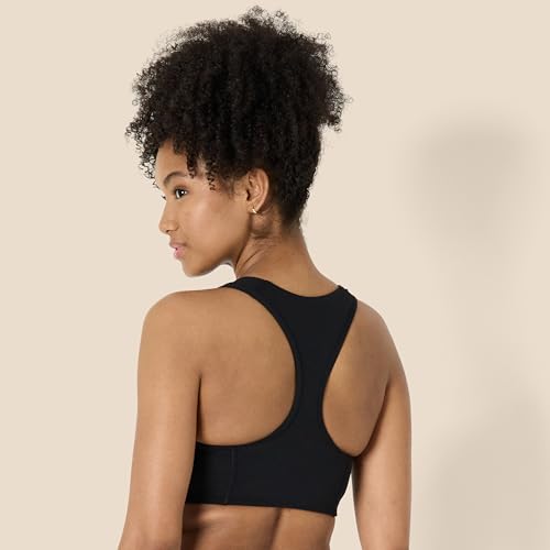 Amazon Essentials Women's Active FormFlex Buttery Soft Light Support Square Neck Racerback Sports Bra3