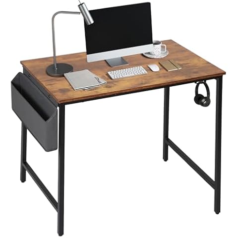Panana Modern Computer Desk with Storage Cover