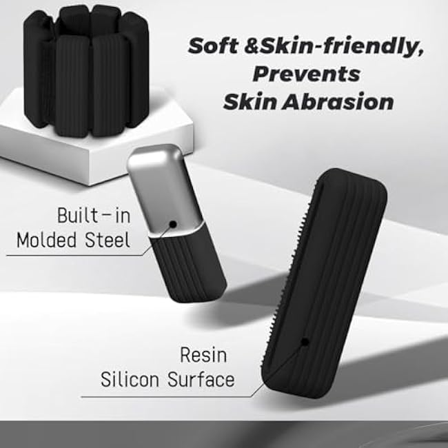 Wrist and Ankle Weights, Arm Weights for Women Comfortable and Breathable, Freely Removable, Adjustable Weights Ankle Wrist Weights for Yoga Dance Volleyball