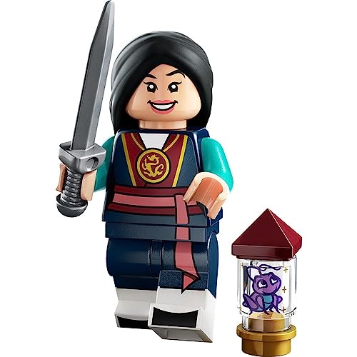LEGO Minifigures Disney 100 - Choose 1 of 18 Different Figures 71038 (Mulan with Cri-Kee on printed stone)