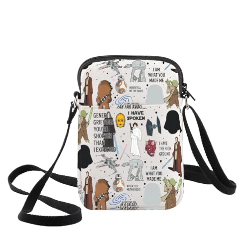 WZMPA Helmets Crossbody Bag Movie Inspired Gift Clone Shoulder Bag Cartoon Movie Lover Merchandise (I Have Spoken-cb)