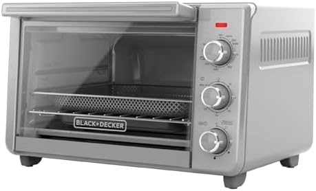 BLACK+DECKER 6-slice air fry toaster oven, 5-in-1 countertop oven