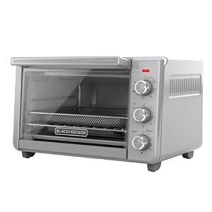 BLACK+DECKER 6-Slice Air Fry Toaster Oven, 5-in-1 Countertop Oven