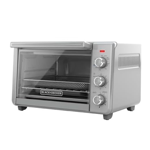 BLACK+DECKER™ Crisp 'N Bake Air Fry Toaster Oven, fits a 12" Pizza, Silver