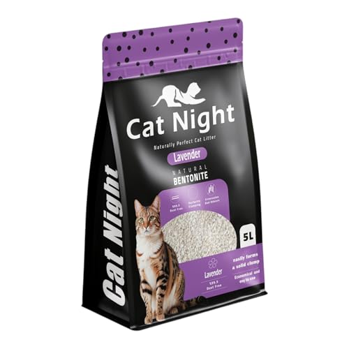 Cat night litter dust free 5 L (lavender)