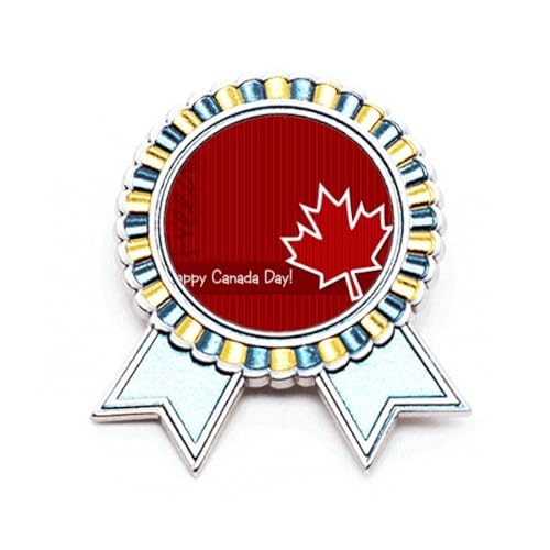 Broche Fête du Canada Métal M Saveur du Canada Accessoire de Qualité Durable