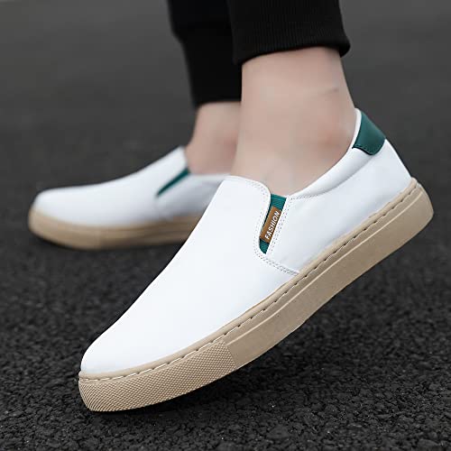 New Large Size Men's Shoes Ice Silk Canvas Shoes Slip-on Casual Shoes4