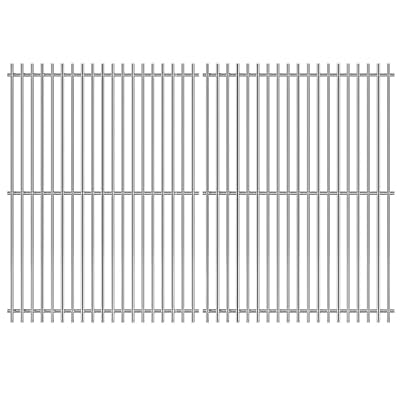18.75" Cooking Grates for Weber Genesis II 300 and Genesis II LX 300 Series Gas Grills, Genesis II E&S 310 315 320 325 340, Stainless Steel Cooking Grid Replacement Parts for Weber 66095 84136