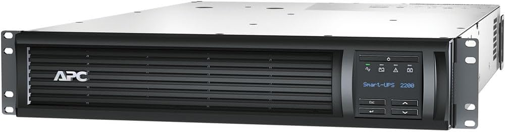 APC 2200VA Smart UPS with SmartConnect, SMT2200RM2UC Rack Mount UPS Battery Backup + Network Cable + Wire Ties