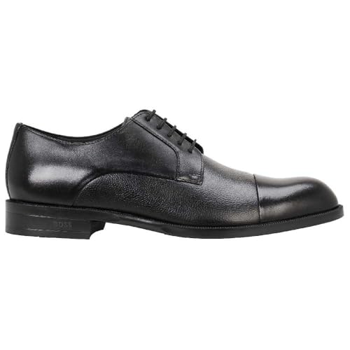 BOSS Homme Tayil_derb_tcbugr Derby Shoes, Noir, 43 EU