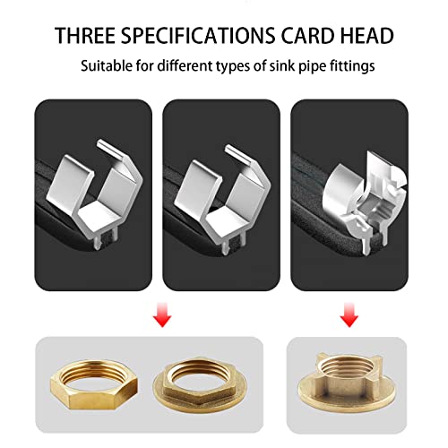 4Dj Universal Adjustable Double-Ended Wrench Multifunctional Bathroom Wrench For Pipe Basin Faucet Bathroom Wrench Tool, Disassembly And Assembly Faucet Sink Water Plumbing Repair (Djww103) #TOP3