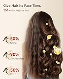 Ionic Hair Dryer, HEXTEK Hairdryer for Women 160,000 RPM Professional Hair Dryer 500 Million Negative Ions - Lightweight Intelligent Sensor Control Fast Drying for Home Travelling Gym - Image 4