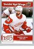 2025-26 Upper Deck Red Wings Centennial #26 Darren Helm Detroit Red Wings Official Hockey Card in Raw (NM or Better) Condition