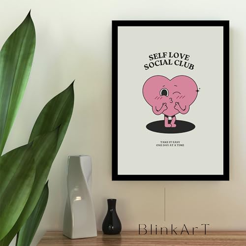 Image of BLINKART Trendy Abstract Wall Art Painting Print Design | Aesthetic Wall Decor Photo Artwork Frame Decoration Hanging For Home Bedroom Living Room Office Wall Decor | T086 | 13x10 Inches