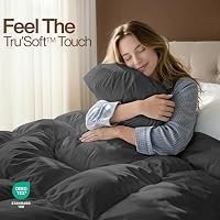 Utopia Bedding Queen Comforter, Duvet Insert, Grey, 88 x 88 Inches — image 4