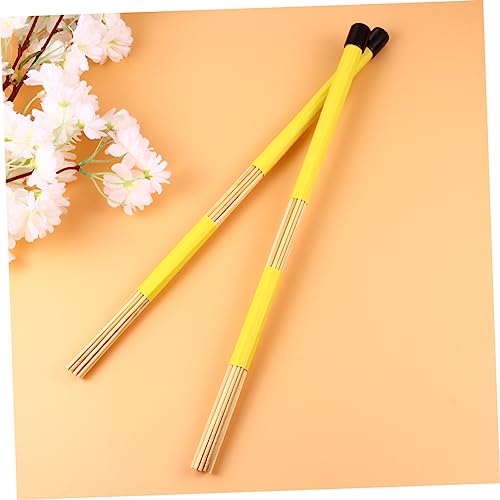 Set de Baquetas SHOWERORO Drum Brush Sticks de Madera para Jazz y Música Folk miniatura 4