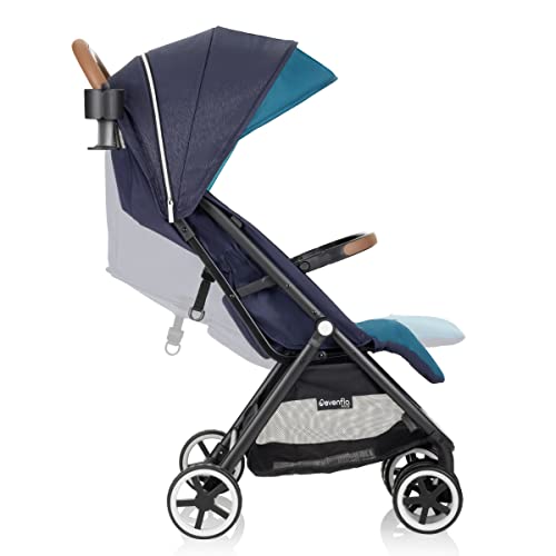 Evenflo Gold Otto Self-Folding Lightweight Travel Stroller (Sapphire Blue) - Thumbnail 6