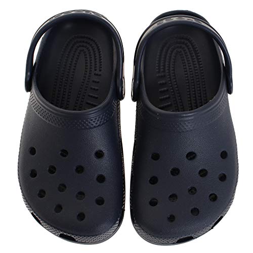 Image of crocs Unisex-Child Classic Clog K Navy 9 Kids UK (C9) (204536-410)