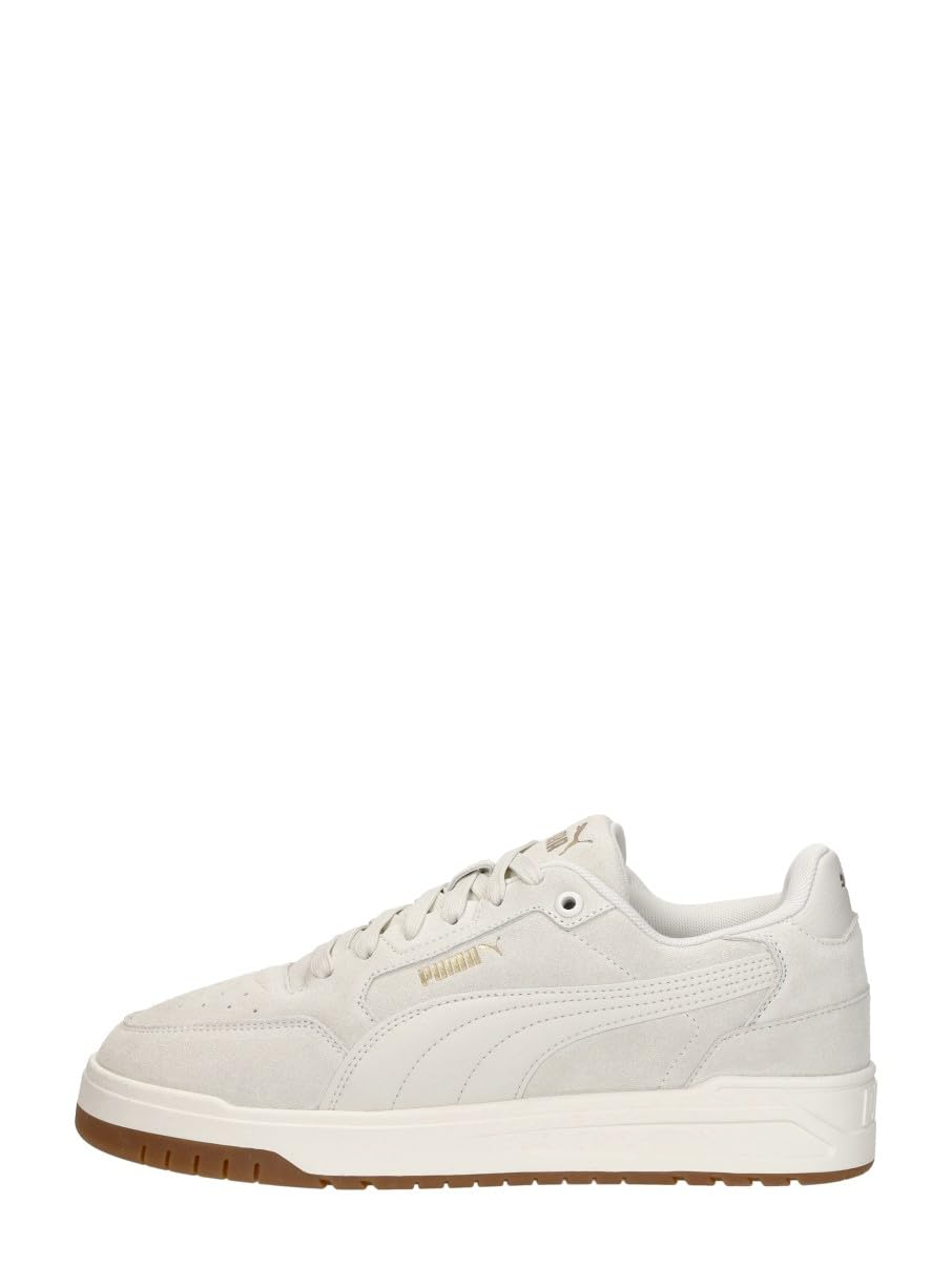 Puma Unisex Shuffle Downtown Sd Sneaker, Warmweiß Dampfgrau Puma Gold, 40/48.5 EU