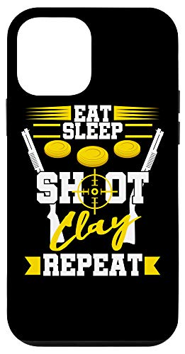 iPhone 12 mini Clay Skeet Shooter Trap Shooting Pigeon Sporting Funny Gift Case