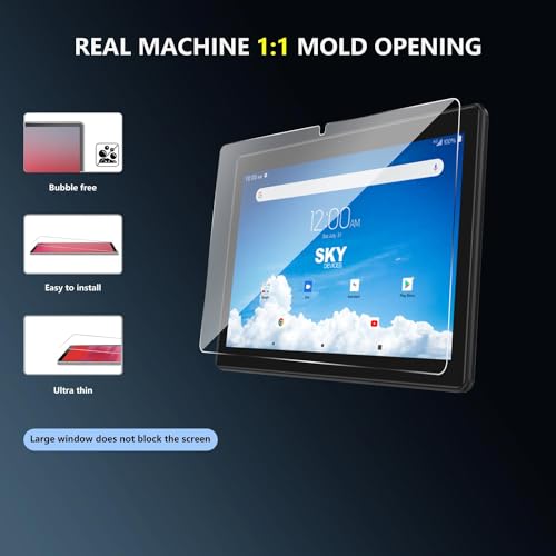 Protector de Pantalla de Vidrio Templado para SKY PAD10 10.1" miniatura 6