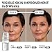 VELORA Micro Infusion System for Face - Hydrating Peptide & Hyaluronic Acid Serum Set, Skin-Smoothing Radiance Set with 0.25mm Stamp, At-Home Facial Kit, 1-Month Supply (1-Month Supply)