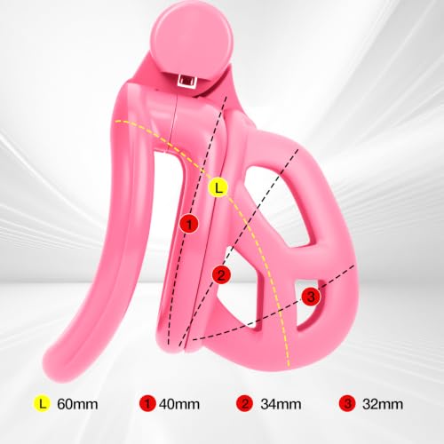 Image of Male Chastity Cage with Elastic Belt & Invisible Lock - 4 Ball Ring Sizes