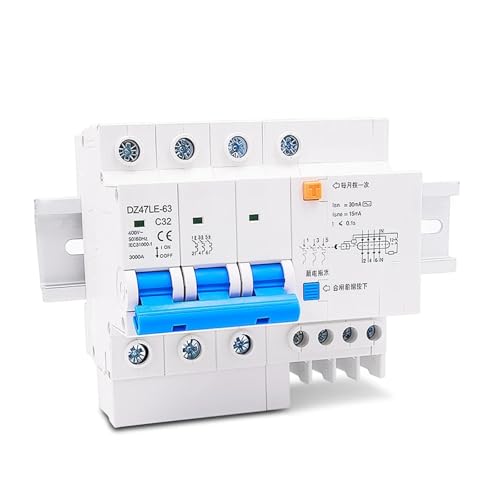 DZ47LE-63 3P+N disjoncteur 40A pour sécuriser la borne de recharge