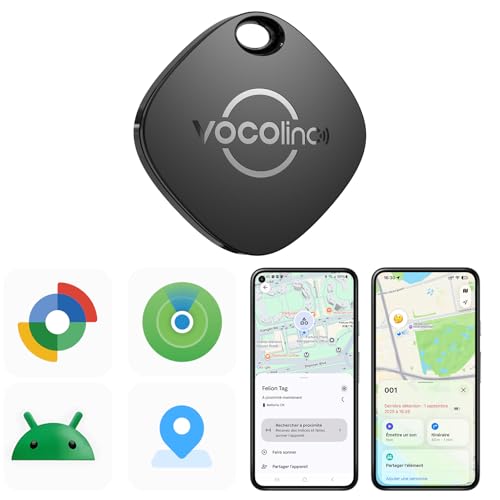 VOCOlinc Smart Tag Pack of 1 Double Système, Air Tag...