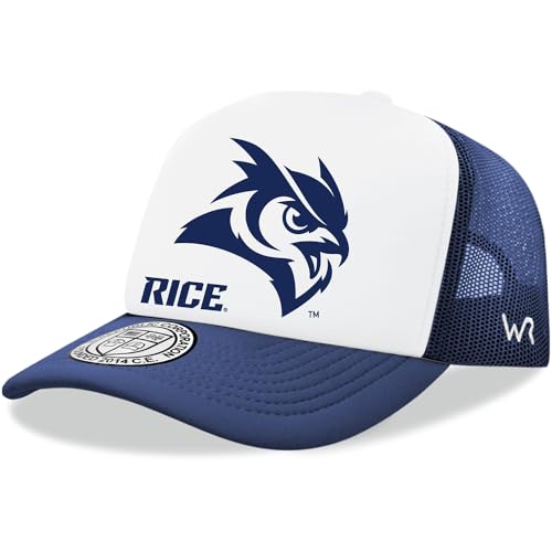 Rice University Owls Trucker Mesh Snapback Jumbo Cap Blue