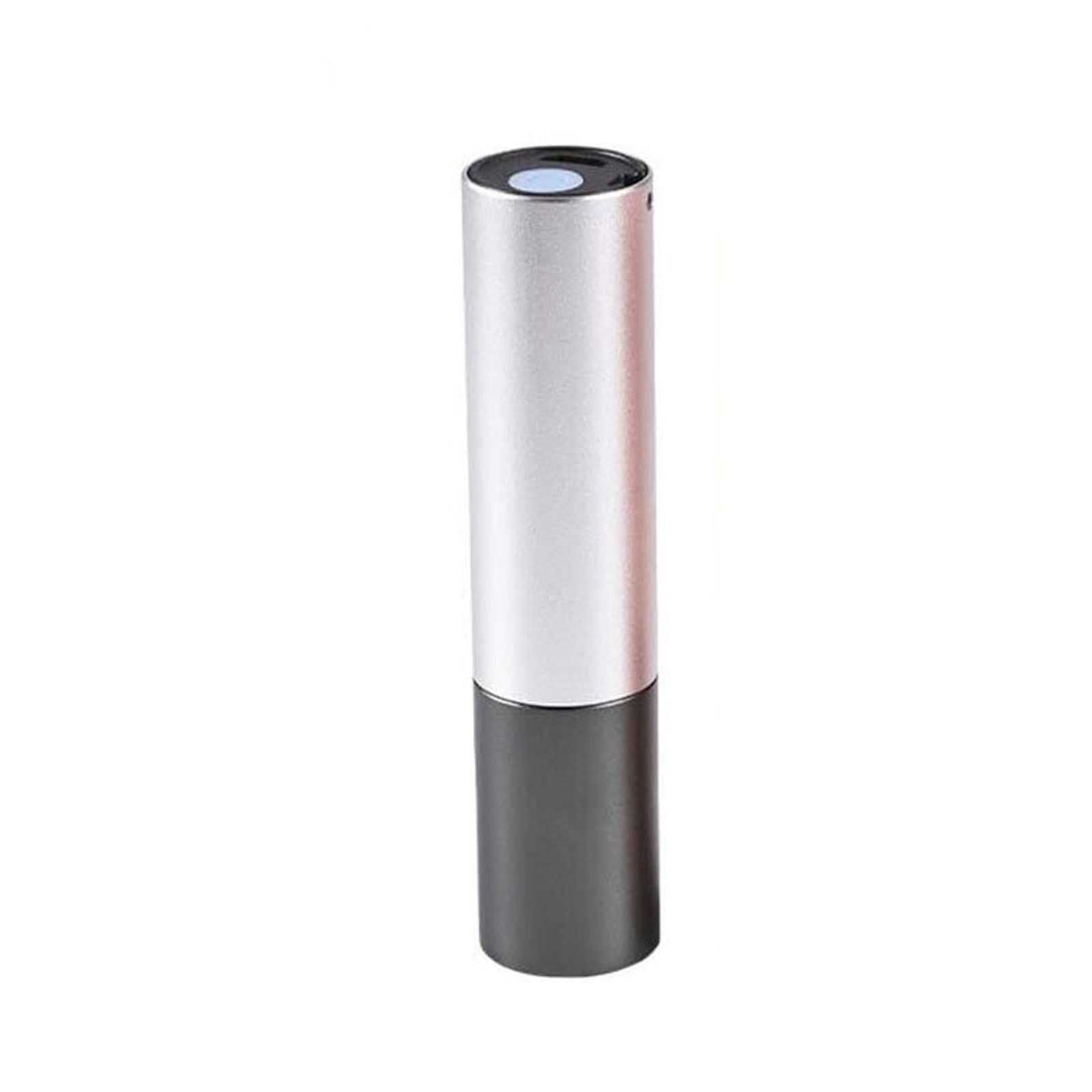 GANKASPowerful Flashlights, مصباح يدوي مصباح مصباح صغير قابل لإعادة الشحن 3 (Color : Silver)