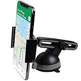 Aduro Slidemount Car Phone Holder Mount Extendable Arm Cell Phone Holder for Car, Dashboard Windshield Car Phone Mount Strong Suction
