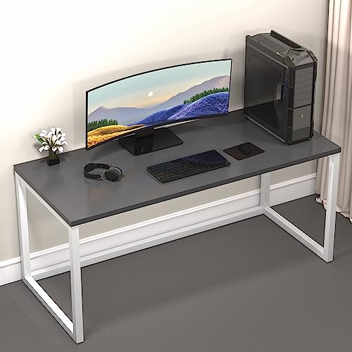 Image of Honey Touch Lizon Metal & Wood Workstation Desk | 122 x 61 x 73 cm (L x W x H) | Modern Computer Table for Home Office & Work from Home | Heavy Duty Study Desk