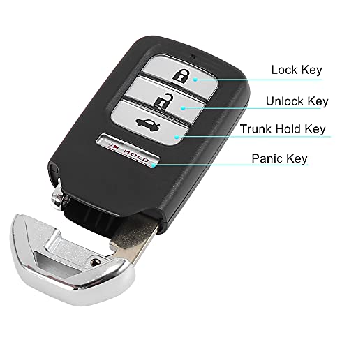 X AUTOHAUX Replacement Keyless Entry Remote Car Key Fob 313.8MHz ACJ932HK1210A for Honda Accord 2013 2014 2015 216J-HK1210A - Image 5