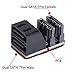 CERRXIAN 90 Degree Duale SATA 7PIN Male to Dual Female Connetcor for Low Profile Motherboard Desktops Computer SSD HDD(2-Pack)